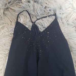 Beautiful top navy blue with beautiful details